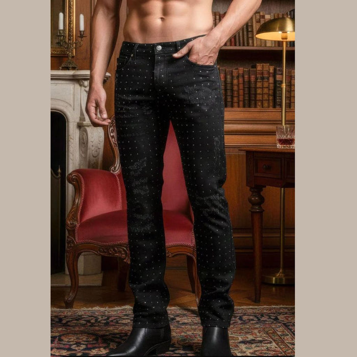 5JES01 Long Jeans Barraba With  Stone