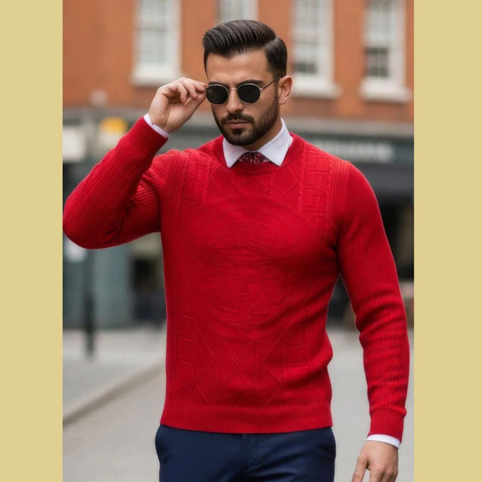 5PLS01 SWEATER  Barabas RED