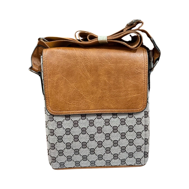 11698 Mens Shoulder Bag Brown