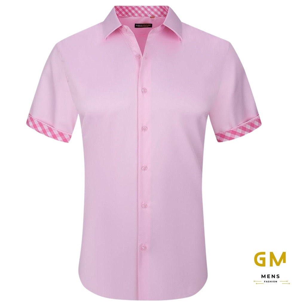 Short Sleeve Shirt Pink