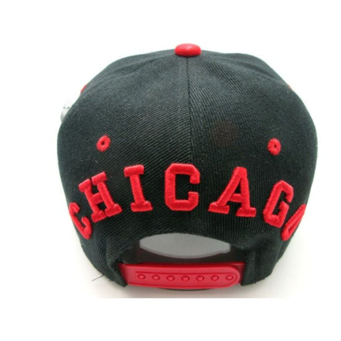 2301-19 CHICAGO 23 CITY SNAP BACK RED/BLK