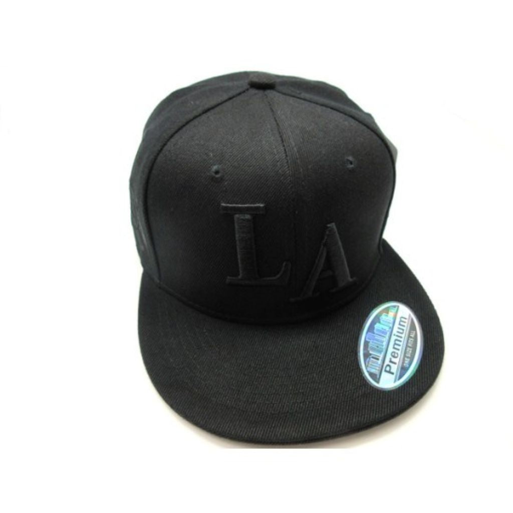 2104-10 CITY CLASSIC 21 SNAP BACK LOS ANGELES BLK/BLK