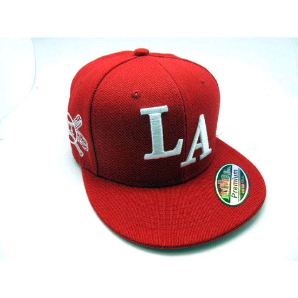 2104-10 CITY CLASSIC 21 SNAP BACK LOS ANGELAS RED/WHT