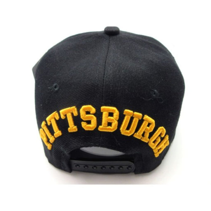 2104-10 CITY CLASSIC 21 SNAP BACK PITTSBURGH BLK/GOLD