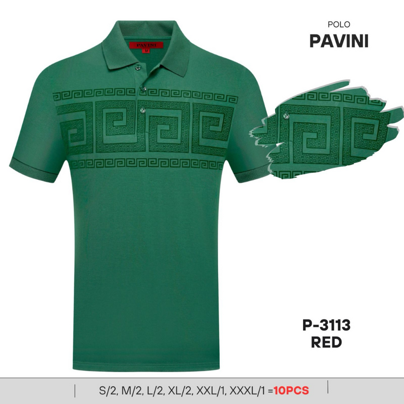 3113 Polo Shirt Pavini Green