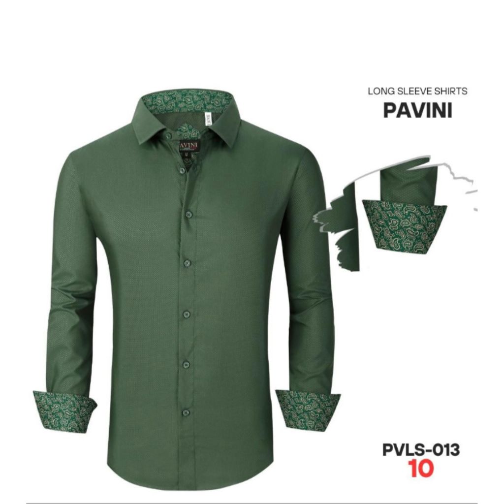 s1013 Long Sleeve Shirt Pavini Green