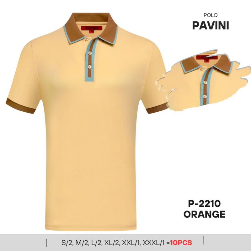 2210 Polo Shirt Pavini Orange