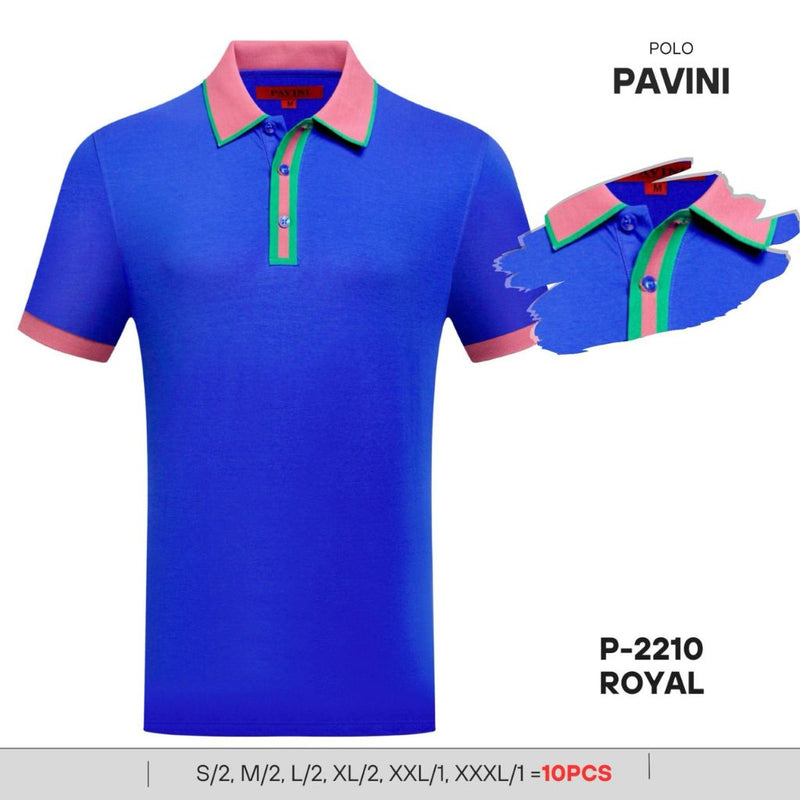 2210 Polo Shirt Pavini Royal