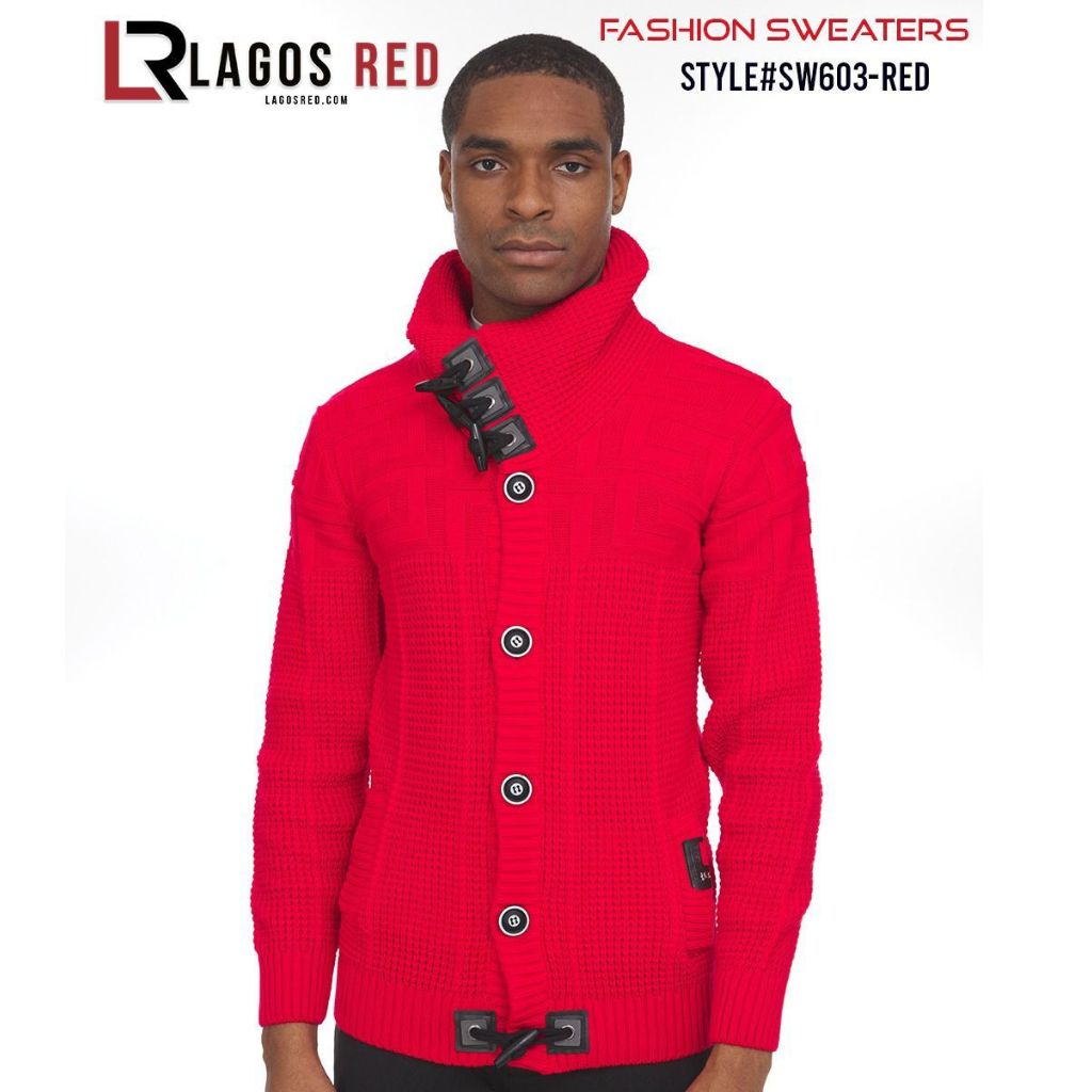 Mens Sweater Suslo C Red