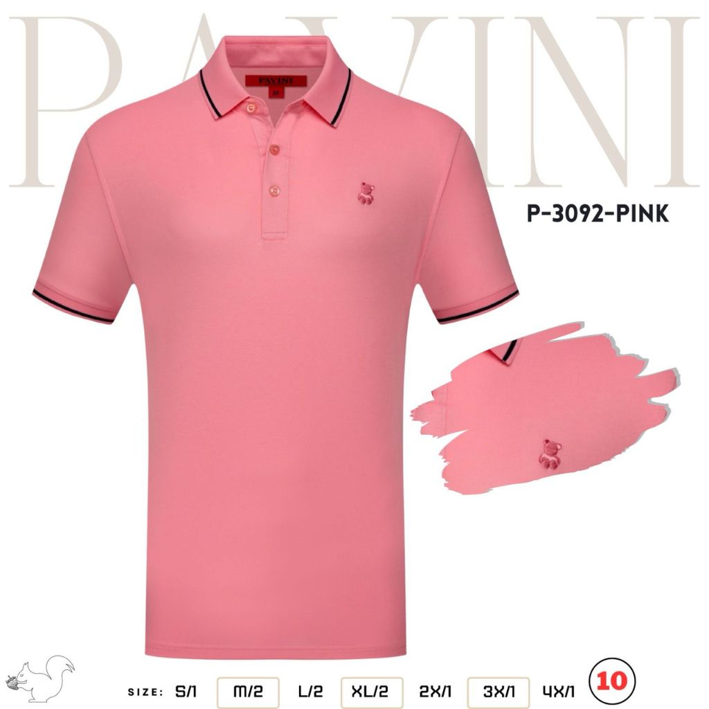 3092- Polo Shirt Pavini Pink