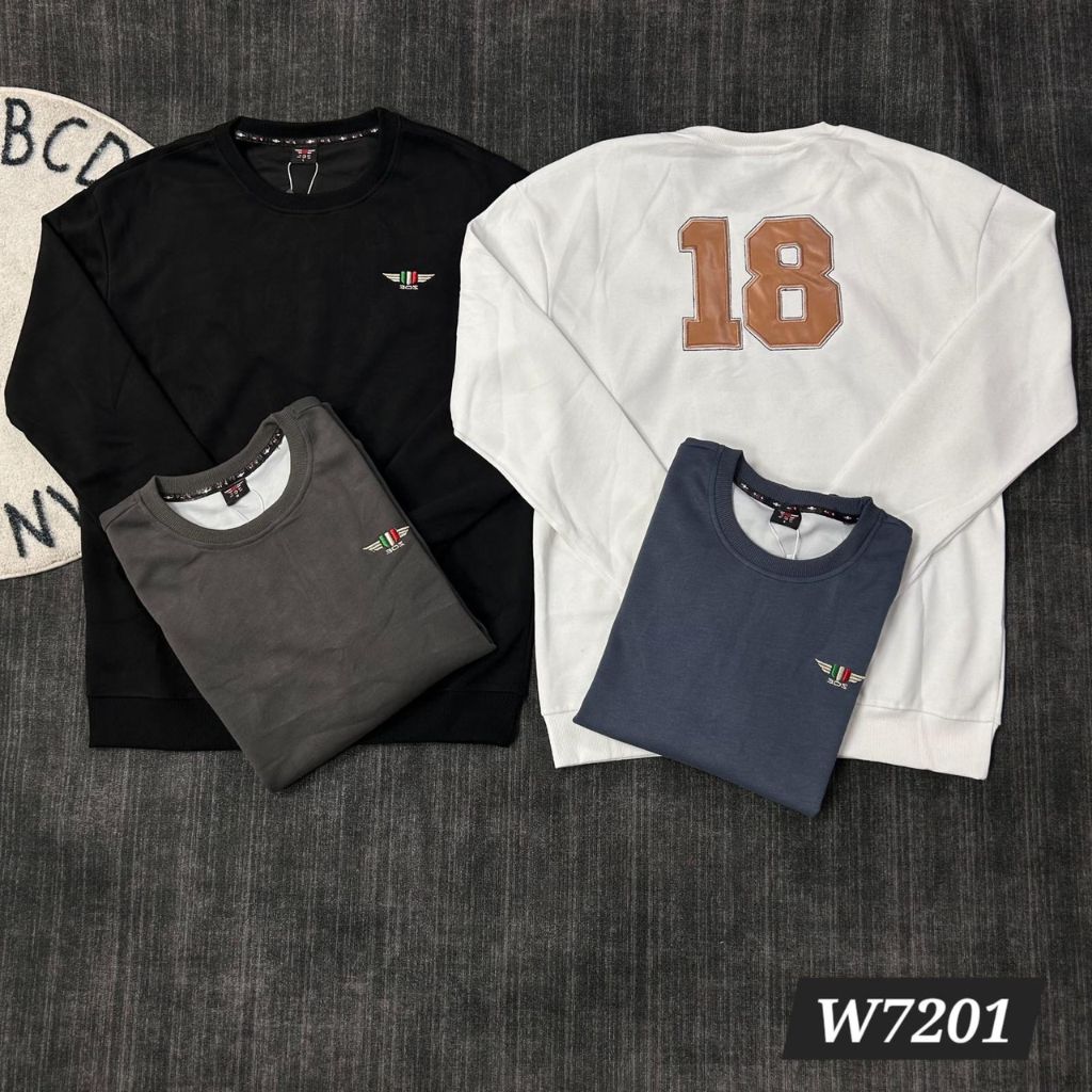 W2701 Mens Sweater White