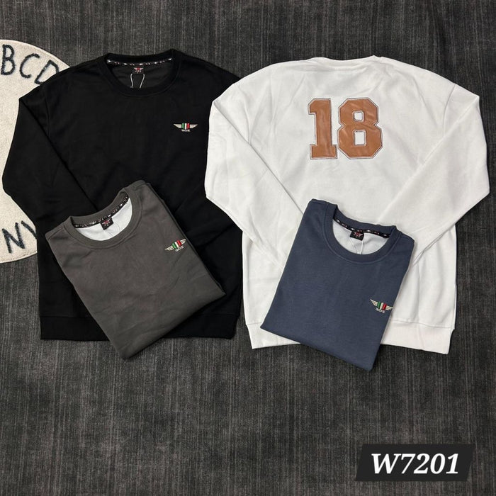 W2701 Mens Sweater White