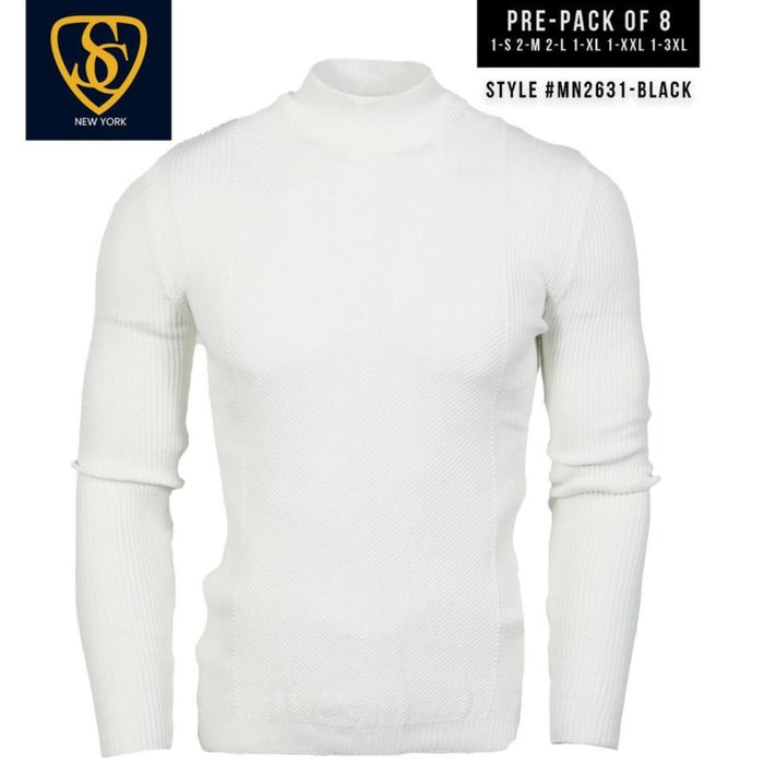 2631 Turtle Neck Suslo White