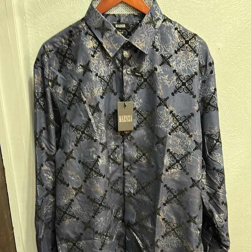 Long Sleeve Shirt Maeza blue