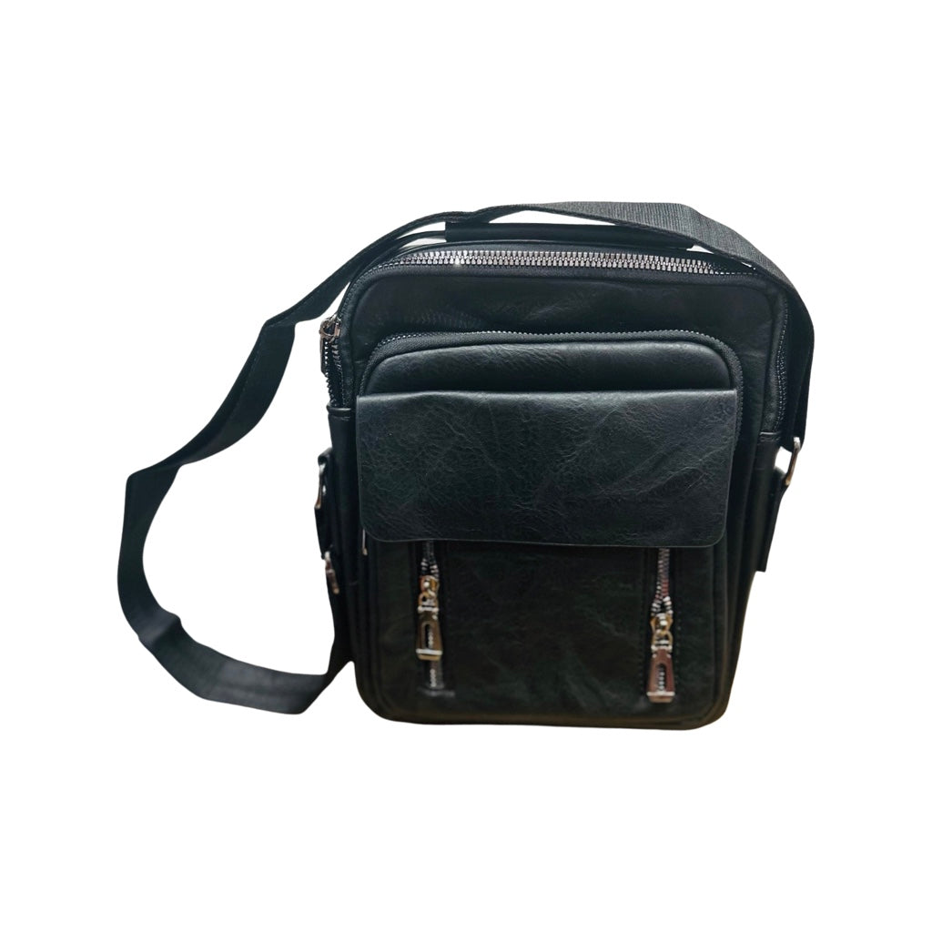 Mens Shoulder Bag Black