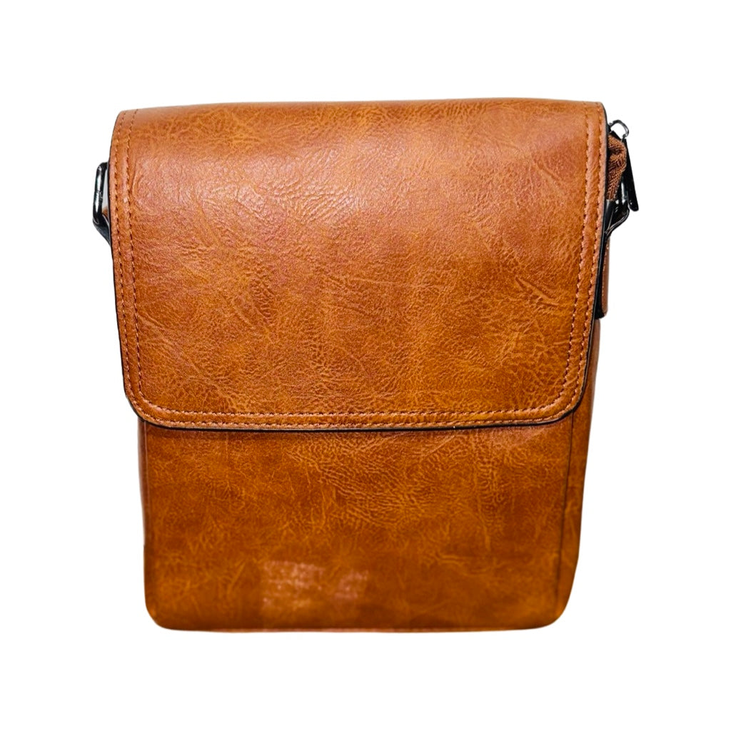 Mens Shoulder Bag Camel